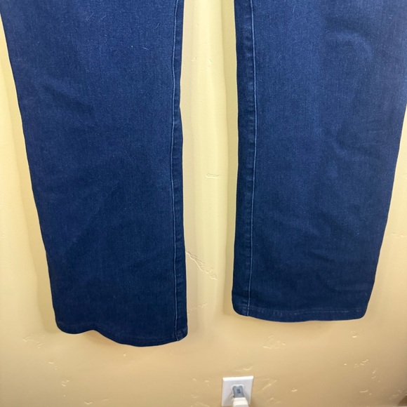 Betabrand Womens Pull On Flair Bootcut Denim Jeans Size Large Stretch Comfy - Picture 5 of 9